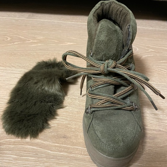 Free People green booties - Picture 9 of 11